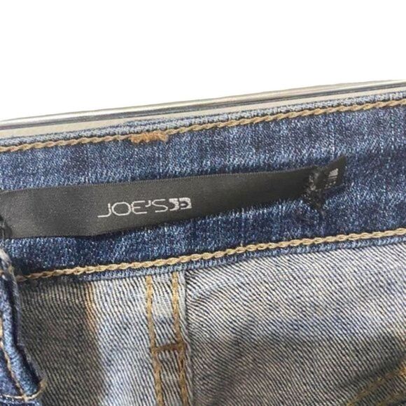 Joe's Jeans Kelly Distressed Medium Wash Blue Denim The Skinny Jeans Size 27 - Picture 12 of 13